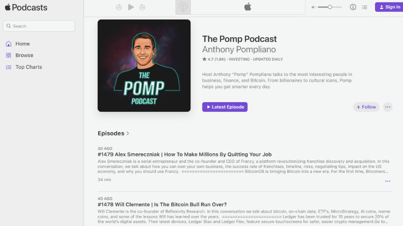 The-Pomp-Podcast-cryptocurrency-podcast